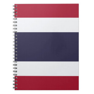 Cuaderno con la bandera de Tailandia