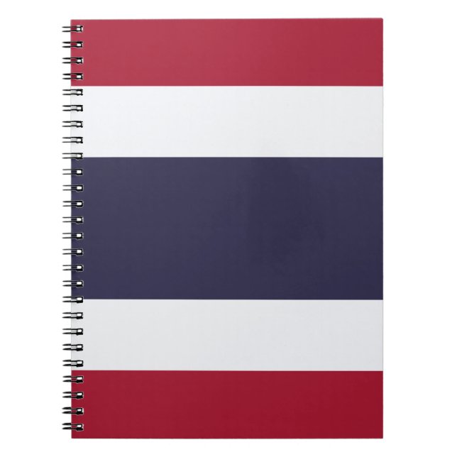 Cuaderno con la bandera de Tailandia (Frente)