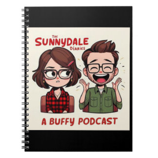 Cuaderno con Logo del Podcast Sunnydale Diaries