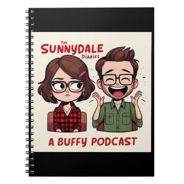 Cuaderno con Logo del Podcast Sunnydale Diaries (Frente)