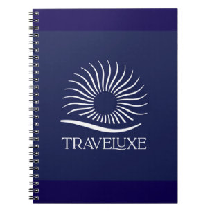 Cuaderno con logotipo de Traveluxe