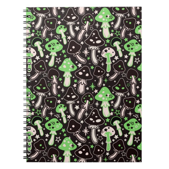 Cuaderno con muelles "Hongos" (Frente)