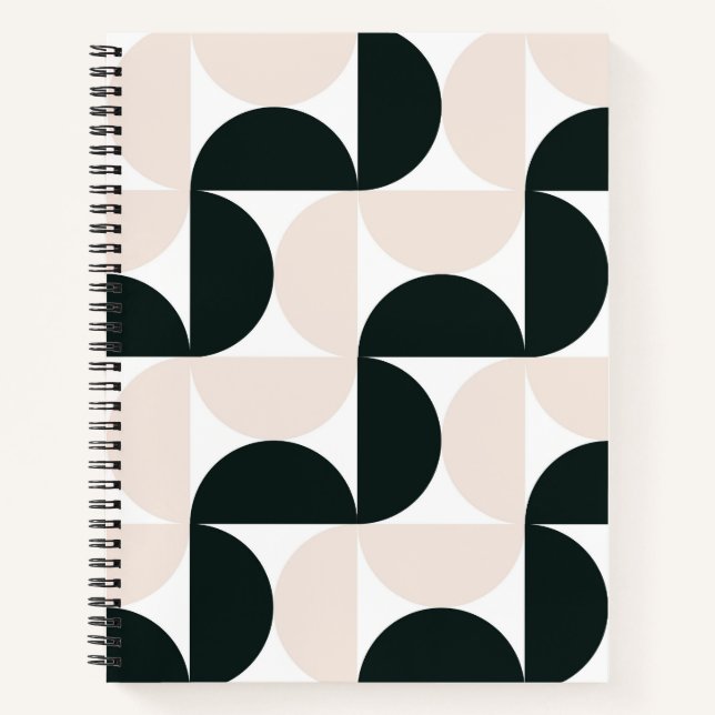 Cuaderno con patrón geométrico (Anverso)