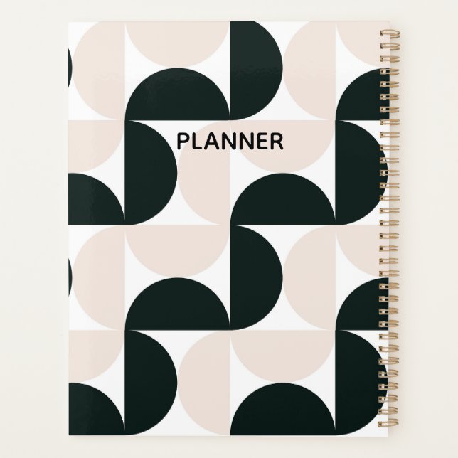 Cuaderno con patrón geométrico (Reverso)