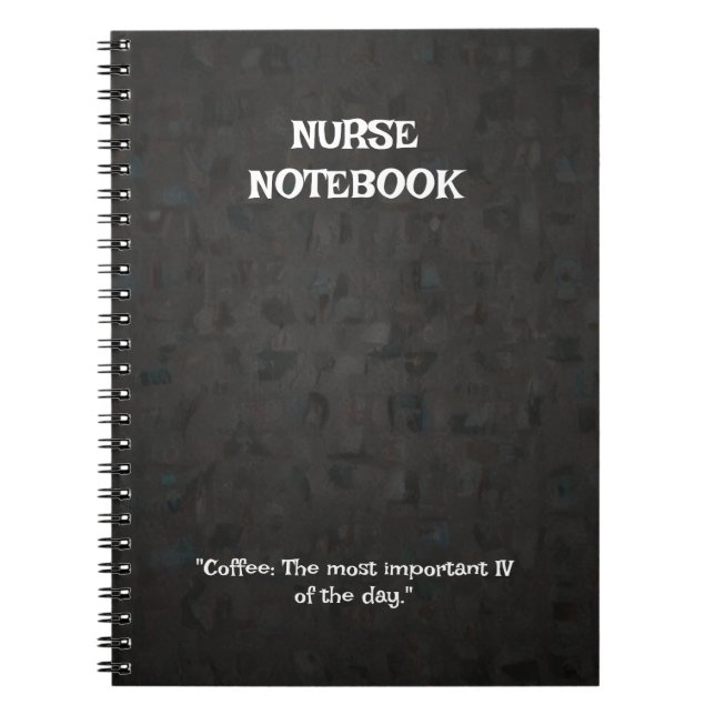 Cuaderno Con Tema de Enfermería  (Frente)