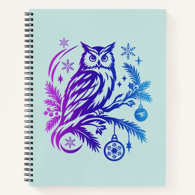 Cuaderno con tema de invierno (Anverso)