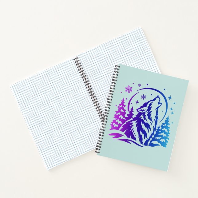 Cuaderno con tema de invierno (Interior)
