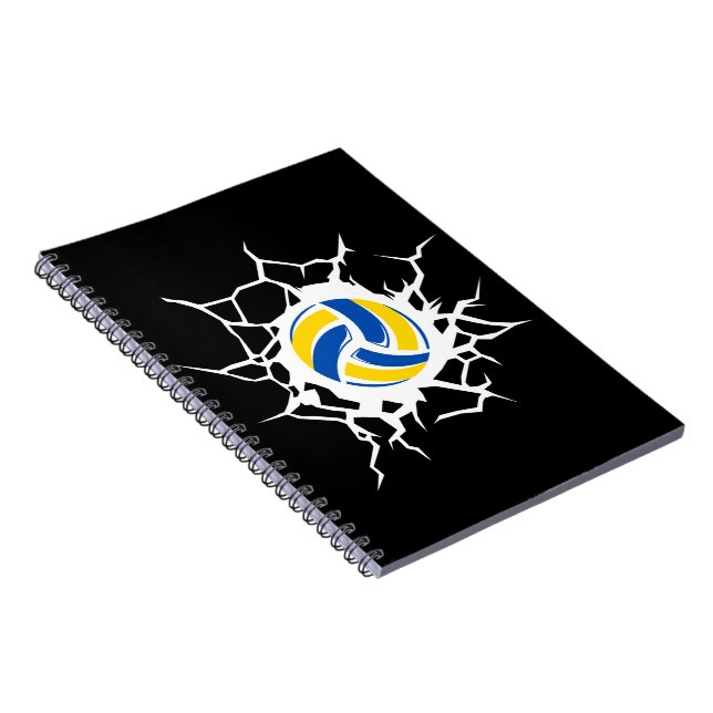 Cuaderno Con temática de voleibol (Lado Derecho)