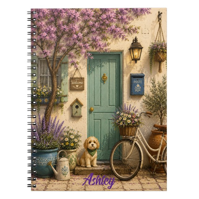 Cuaderno con una fachada tranquila (Frente)