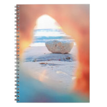 Cuaderno con vistas a la playa de Coral