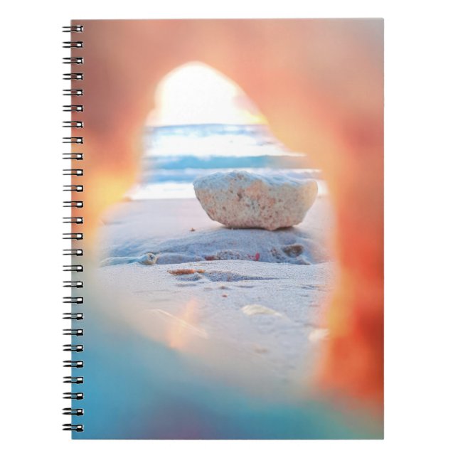 Cuaderno con vistas a la playa de Coral (Frente)