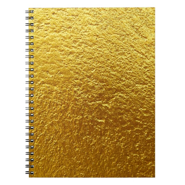 Cuaderno Concepto de textura de pared de oro abstracto, ant (Frente)