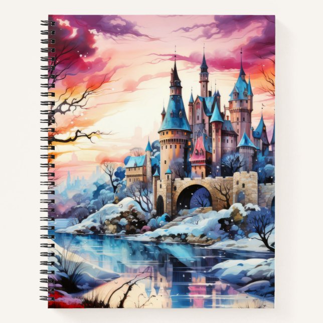Cuaderno Concepto del paisaje del castillo Resumen Paisaje  (Anverso)