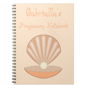 Cuaderno Concha de ostra y Perla Embarazo Género Neutral