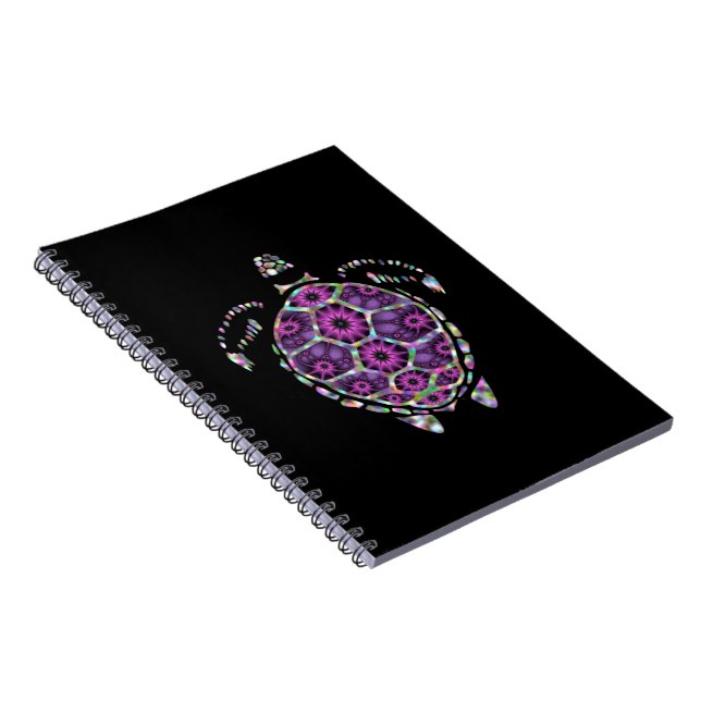 Cuaderno Concha de tortuga púrpura (Lado Derecho)