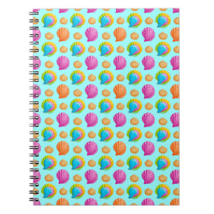 Cuaderno Conchas Coloridas