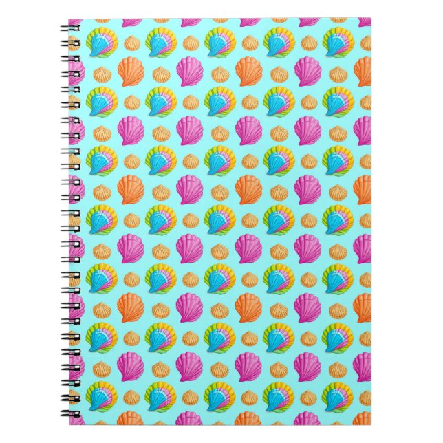 Cuaderno Conchas Coloridas  (Frente)