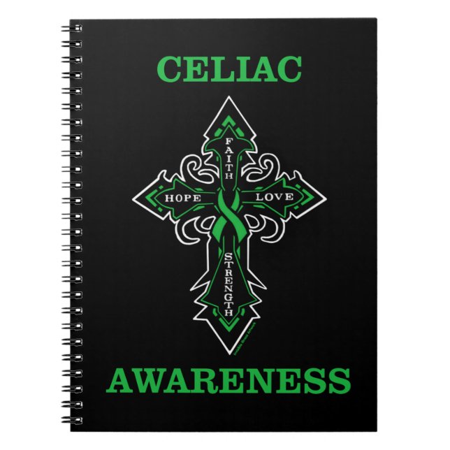 Cuaderno Conciencia cruzada...Bloc de notas Celiac (Frente)