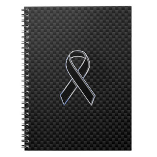 Cuaderno Conciencia de la cinta de opciones Fibra de carbon
