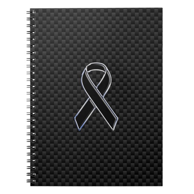 Cuaderno Conciencia de la cinta de opciones Fibra de carbon (Frente)