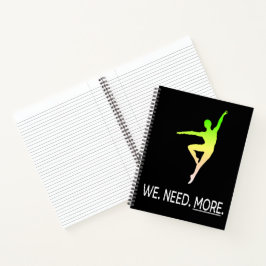 Cuaderno Conciencia del Bailarín Masculino II Personalizado
