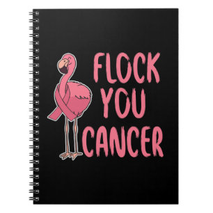 Cuaderno Conciencia del Cáncer de Seno Flamingo Flock You C
