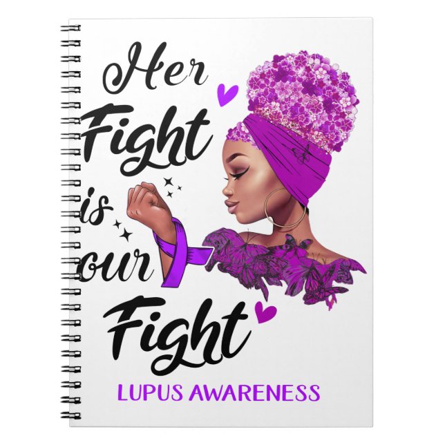 Cuaderno Conciencia Lupus Su Lucha Es Nuestra Lucha (Frente)