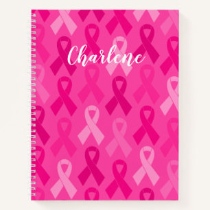 Cuaderno Conciencia sobre el cáncer de mama Patrón de cinta