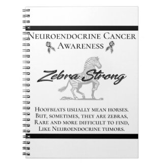 Cuaderno Conciencia sobre el cáncer neuroendocrino Cebra fu