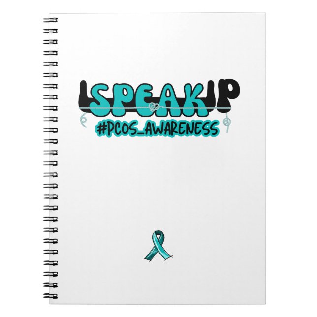 Cuaderno Concienciación sobre el síndrome de ovario poliquí (Frente)