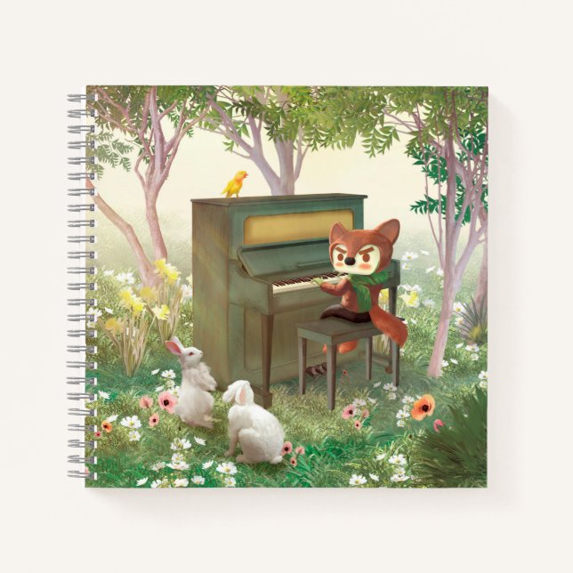 Cuaderno Concierto de piano forestal (Anverso)