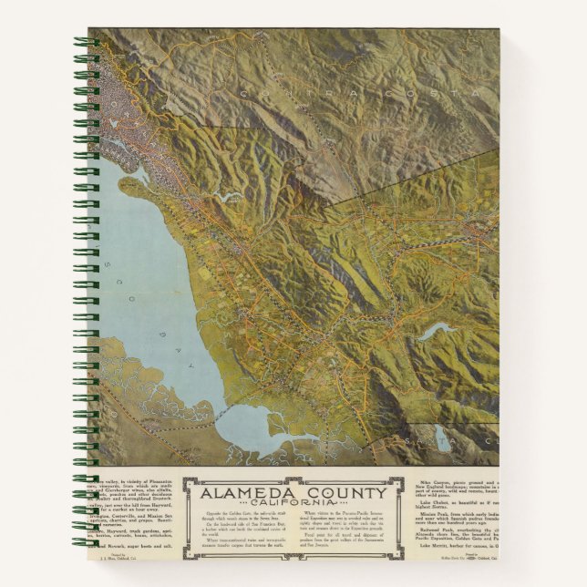 Cuaderno Condado de Alameda, California (Anverso)