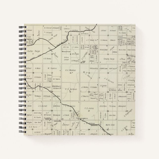 Cuaderno Condado de Fresno, California 12 2 (Anverso)