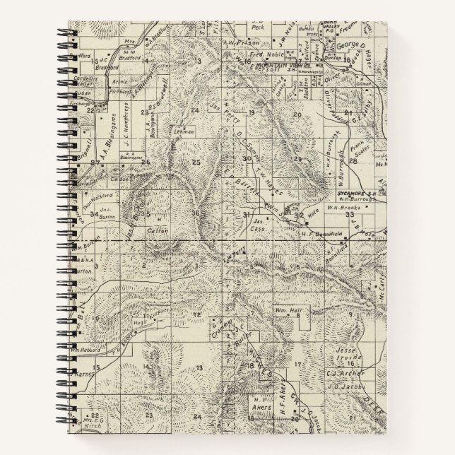 Cuaderno Condado de Fresno, California 13 (Anverso)