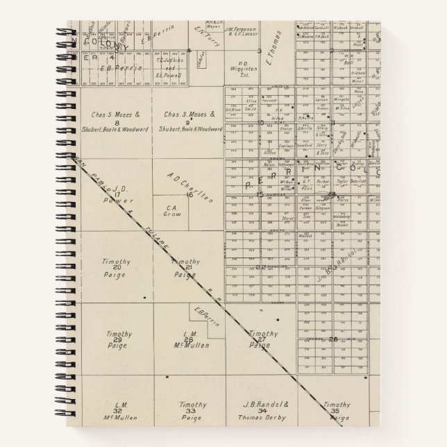 Cuaderno Condado de Fresno, California 14 (Anverso)