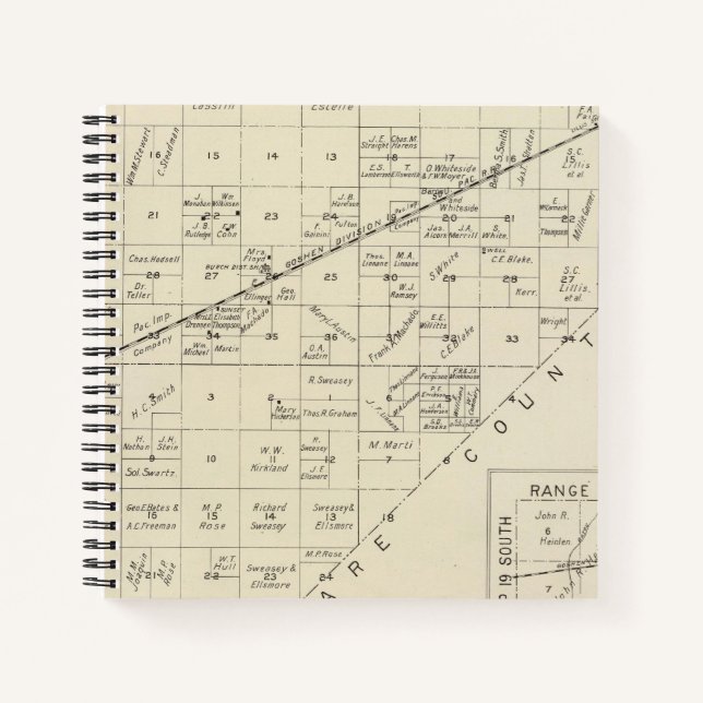 Cuaderno Condado de Fresno, California 15 (Anverso)