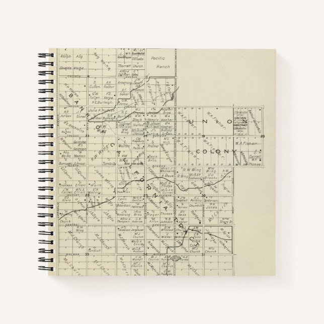 Cuaderno Condado de Fresno, California 35 (Anverso)