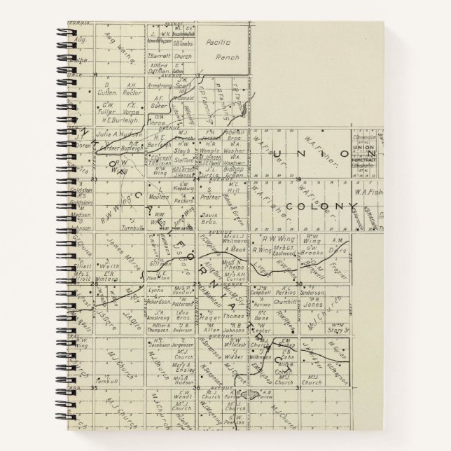 Cuaderno Condado de Fresno, California 35 (Anverso)