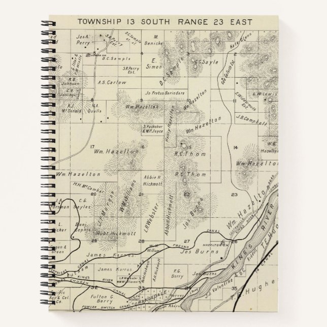 Cuaderno Condado de Fresno, California 5 (Anverso)