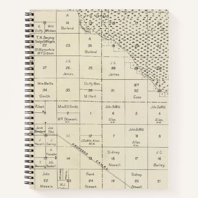 Cuaderno Condado de Fresno, California 6 (Anverso)