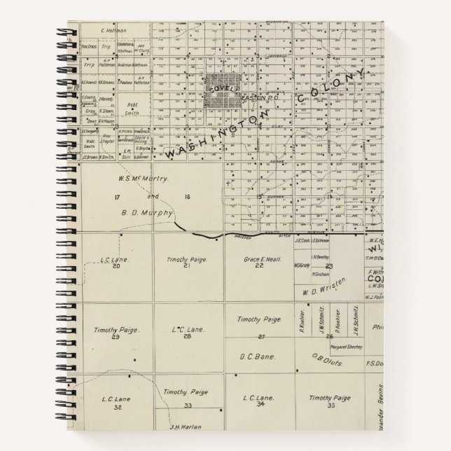 Cuaderno Condado de Fresno, California 6 2 (Anverso)