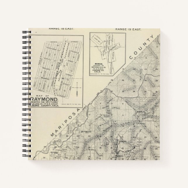 Cuaderno Condado de Madera, California (Anverso)