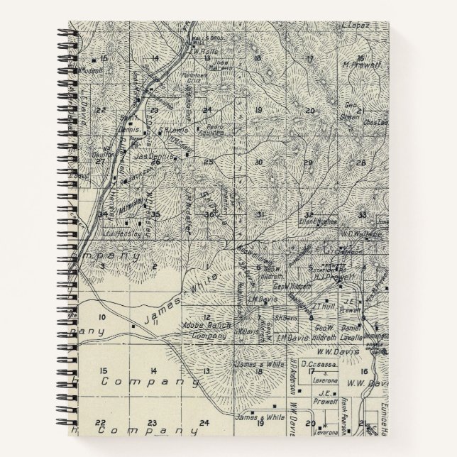 Cuaderno Condado de Madera, California 10 (Anverso)