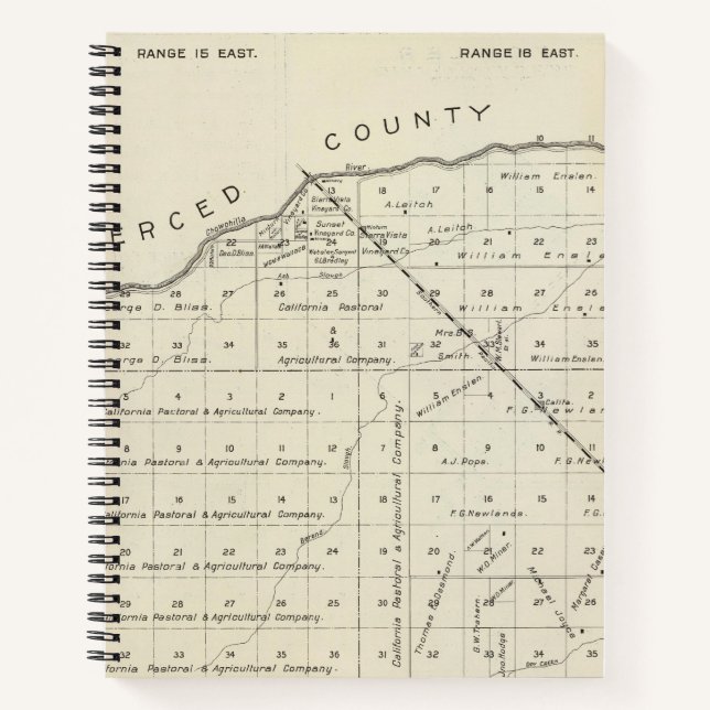 Cuaderno Condado de Madera, California 2 (Anverso)