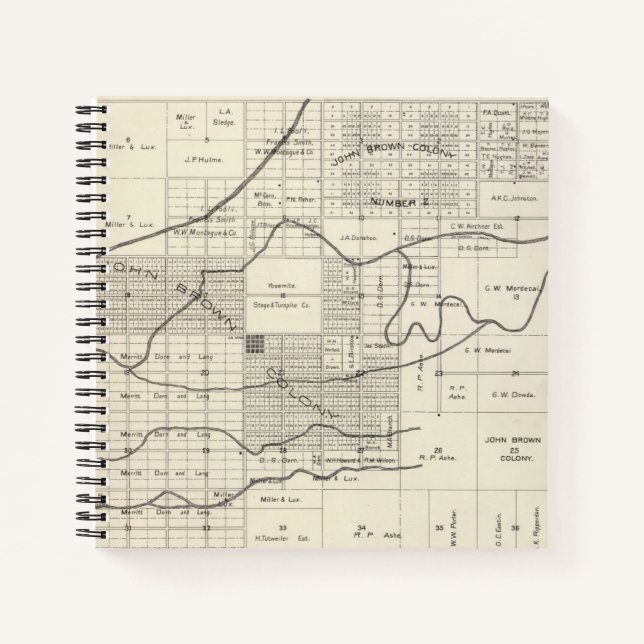 Cuaderno Condado de Madera, California 4 3 (Anverso)