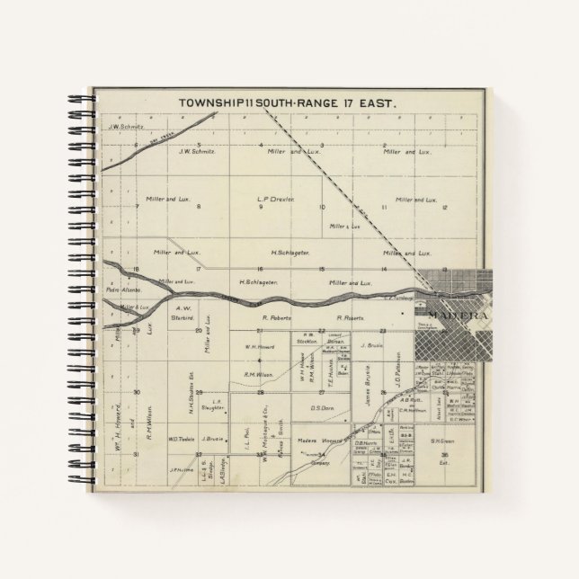 Cuaderno Condado de Madera, California 9 (Anverso)