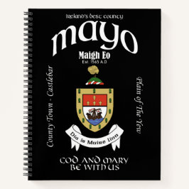 Cuaderno Condado de Mayo Ireland Crested