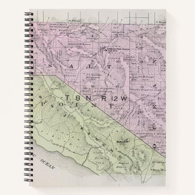Cuaderno Condado de Sonoma, California 10 (Anverso)