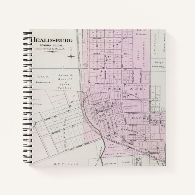 Cuaderno Condado de Sonoma, California 22 (Anverso)