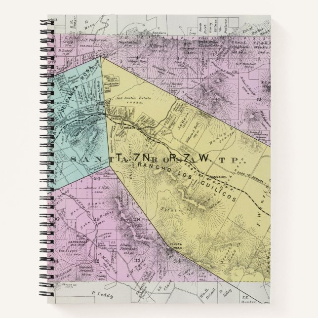 Cuaderno Condado de Sonoma, California 4 (Anverso)
